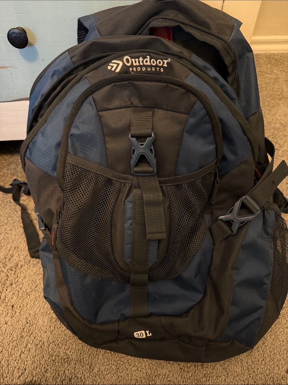 Outdoor Products 30L Men’s Navy and Black Everyday Backpack